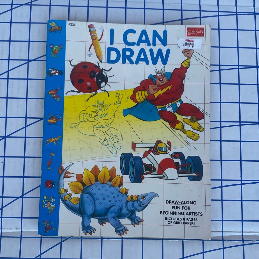 I Can Draw Walter Foster ICD8 Paperback Book (1994)